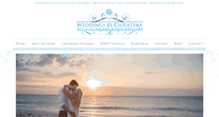 Desktop Screenshot of christinaweddings.com